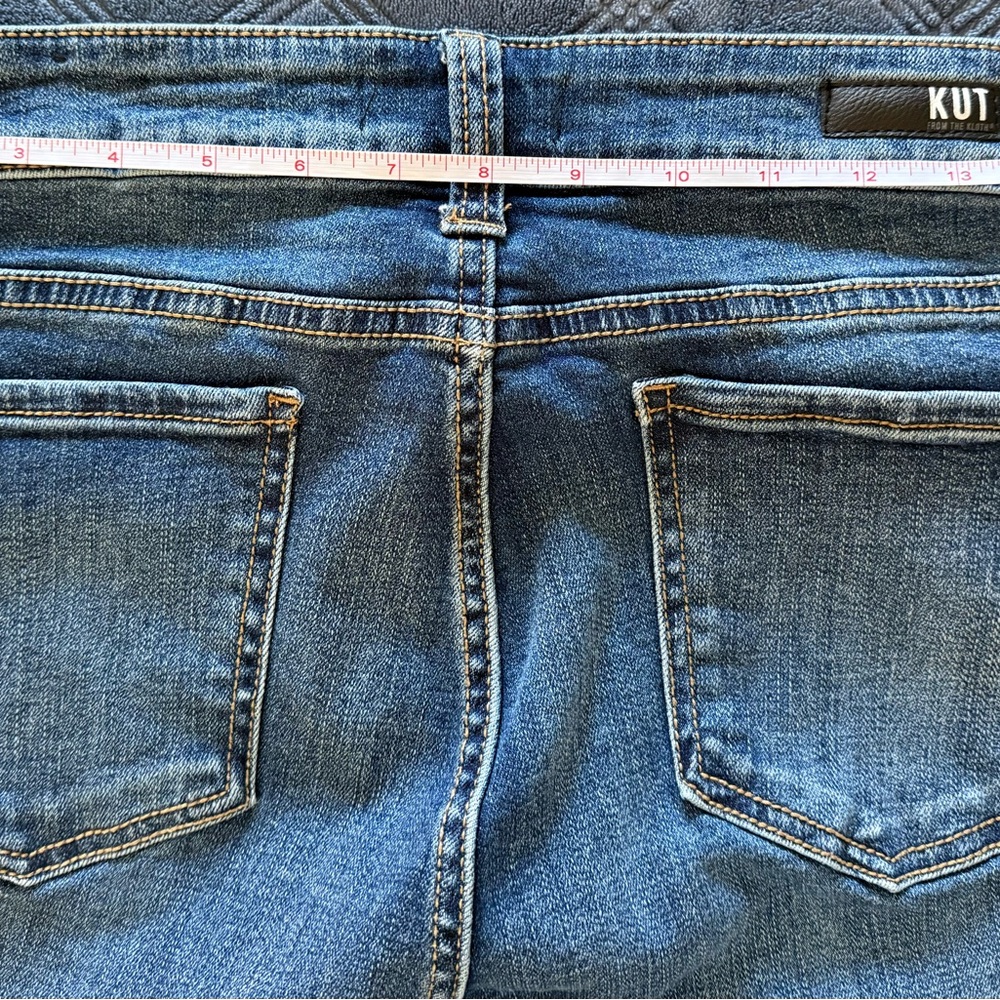 Kut from the Kloth Blue Flare Wide Leg Jeans - Picture 14 of 15